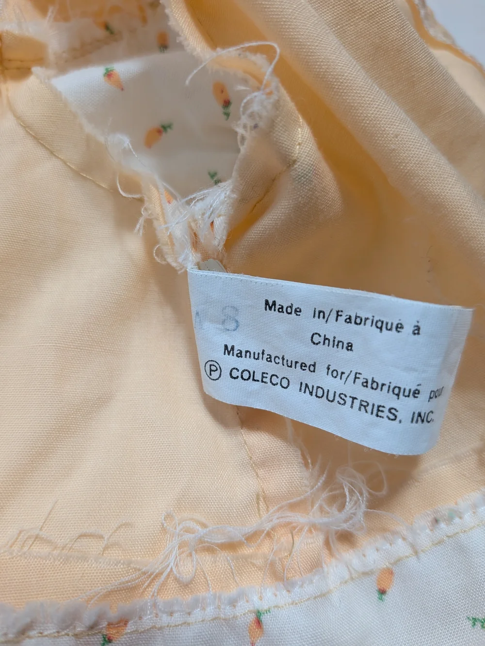 Vtg Cabbage Patch Kids Doll Clothes PreemieDress&Bloomers 8A(P) PeachRosebud CPK